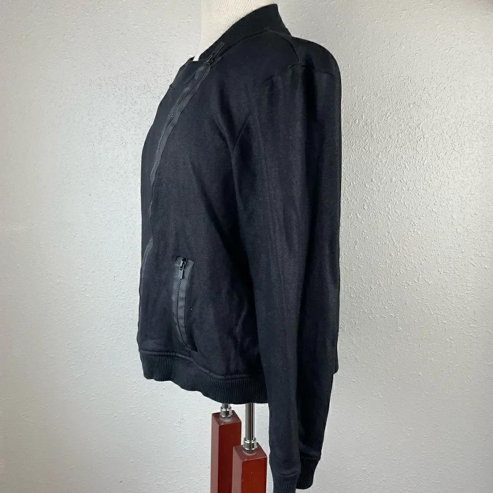 Jones New York Diagonal Zip Jacket Size L